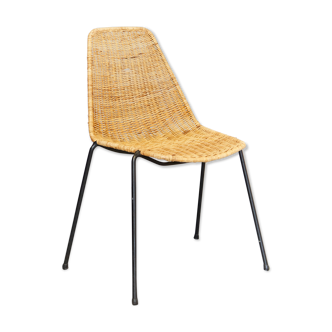 Gian Franco Legler wicker chair "Basket"