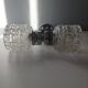 60s globe glass wall light