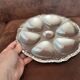 Set of 5 metal oyster plates