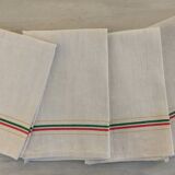 Old Métis Cotton Linen Tea Towels Made in France