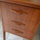 Scandinavian office 60s teak foot compass
