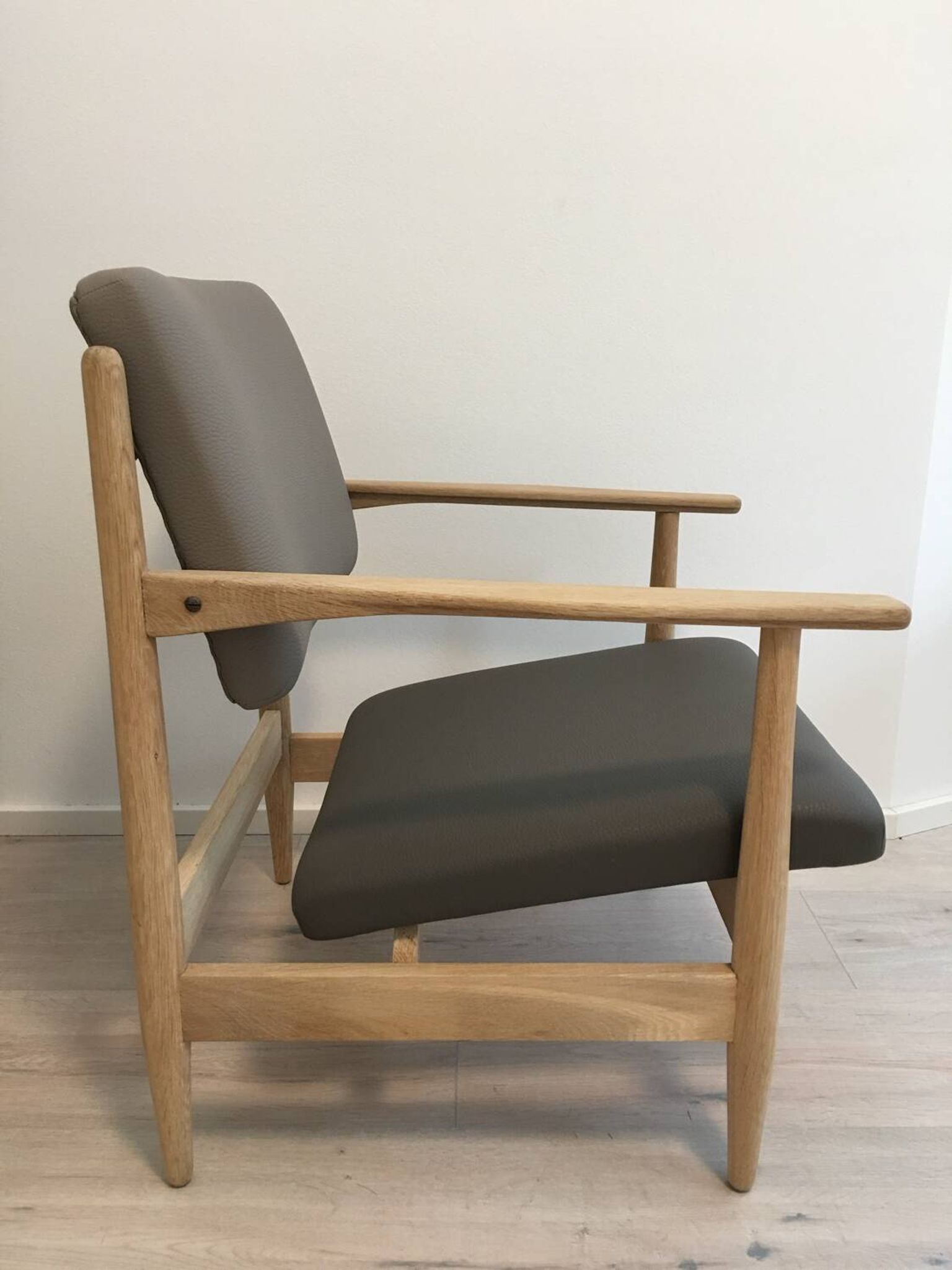 Vintage lounge chair from Czechoslovakia from the 1960s.