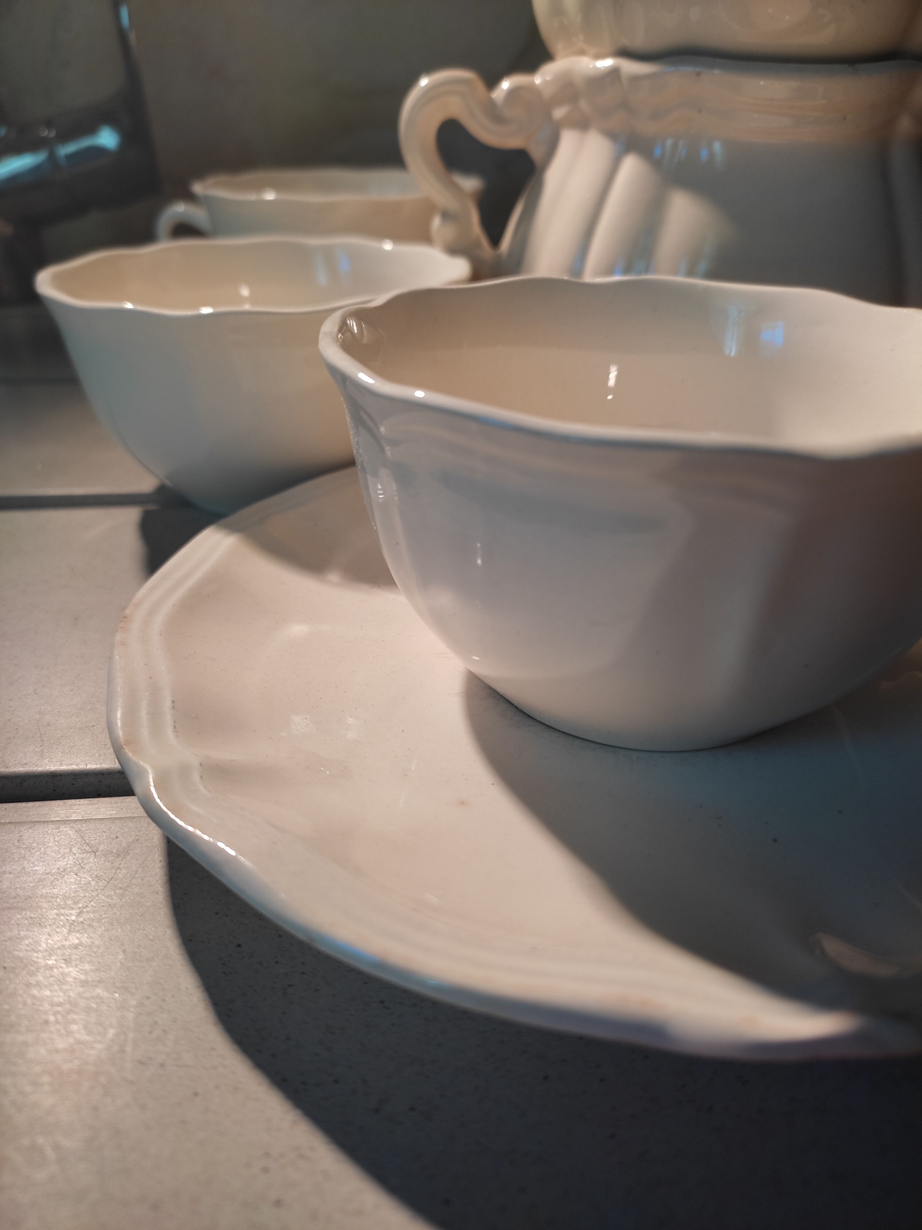 Tea set Sarreguemines