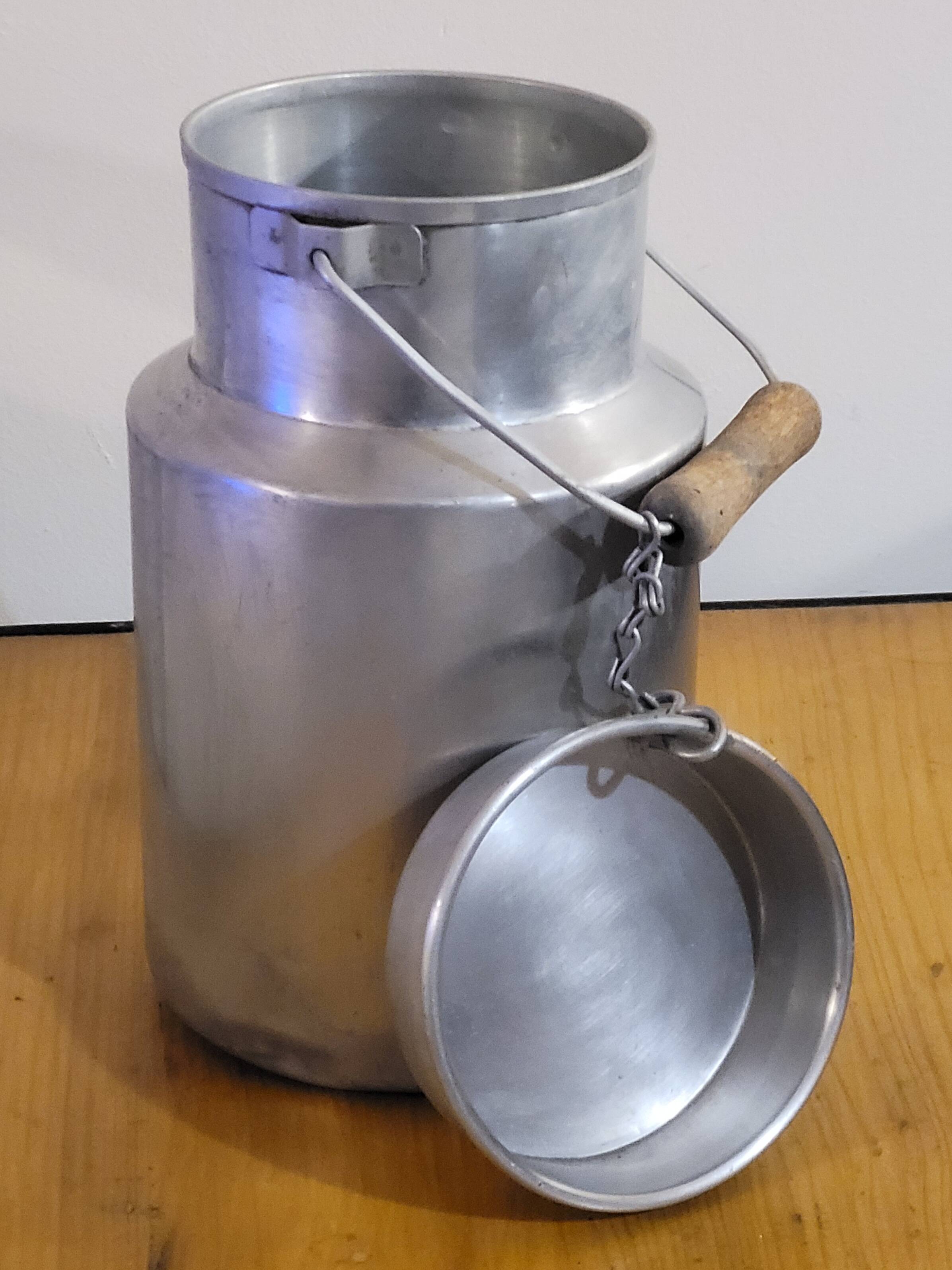 Tournus aluminum milk jug - vintage