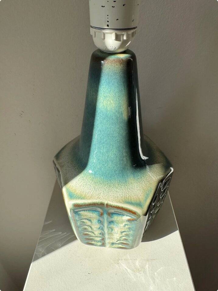 Lampe de table en céramique en forme d'étoile danoise Einar Johansen par Einar Johansen pour Søholm, années 1960.