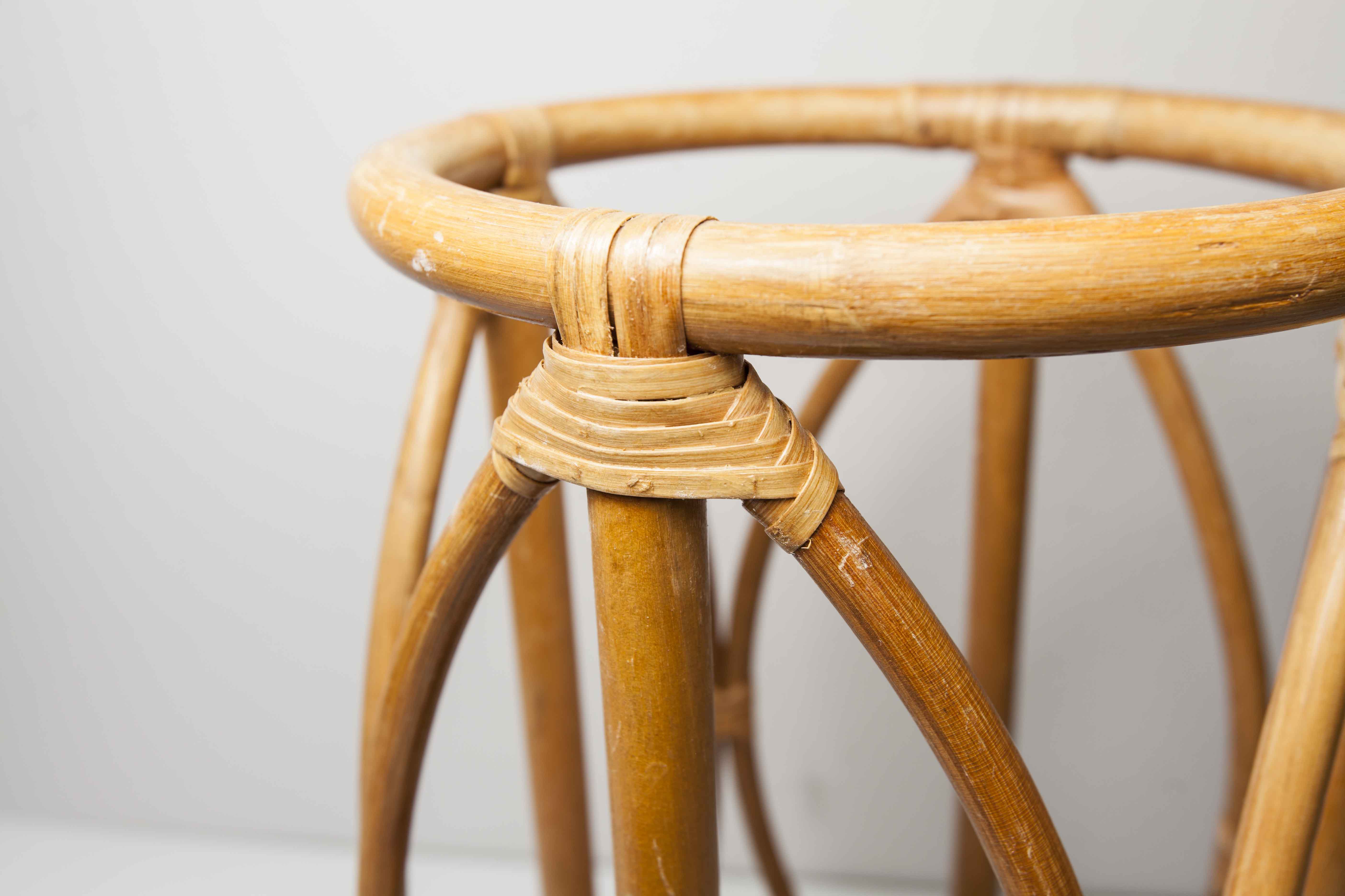 1950 rattan umbrella holder