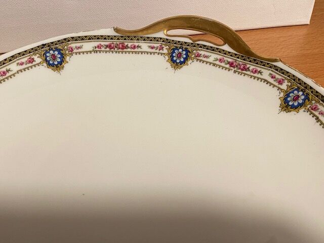 Limoges Porcelain Plate-Plate