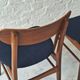 Pair of solid teak dining chairs, Denmark 1960s