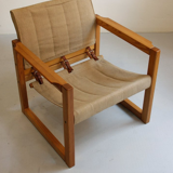 Armchair Safari Linen Ikea Vintage designer Karin Mobring