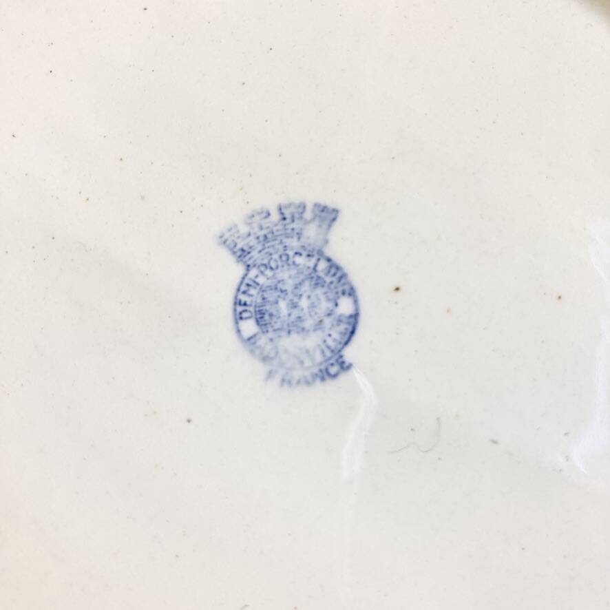 Oval dish Badonviller 30's