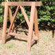 Farm table on trestles, 178 cm x 68 cm