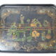 Napoleon III boiled cardboard tray old boiled cardboard tray