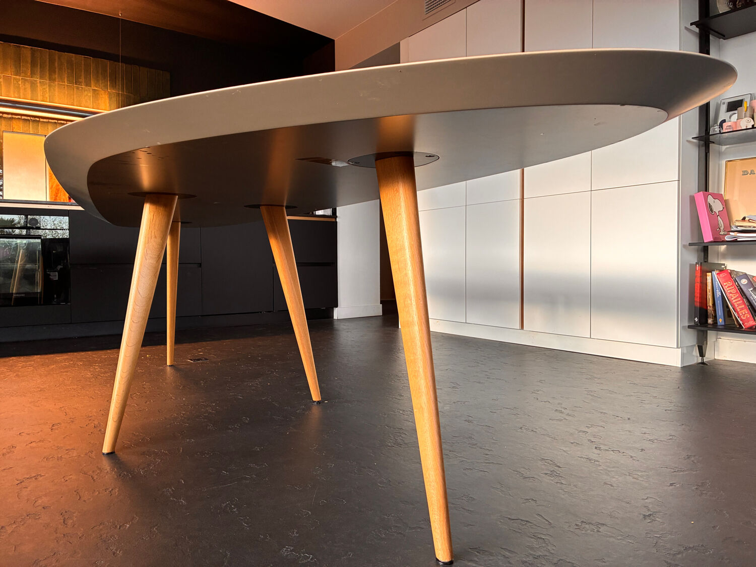 ZANOTTA Oval Table Tweed