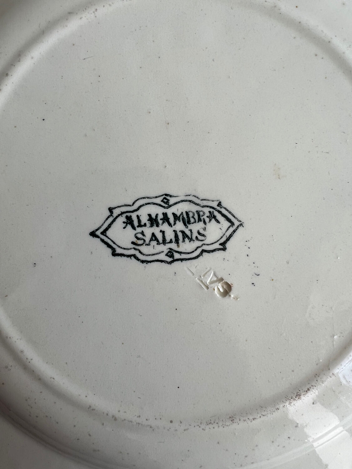 Assiette plate Almambra Salins