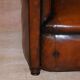 Chesterfield Regency Serpentine Sofa in Hand-Dyed Leather