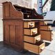 American "Roll Top" desk in oak.