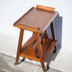 Wooden service on wheels
