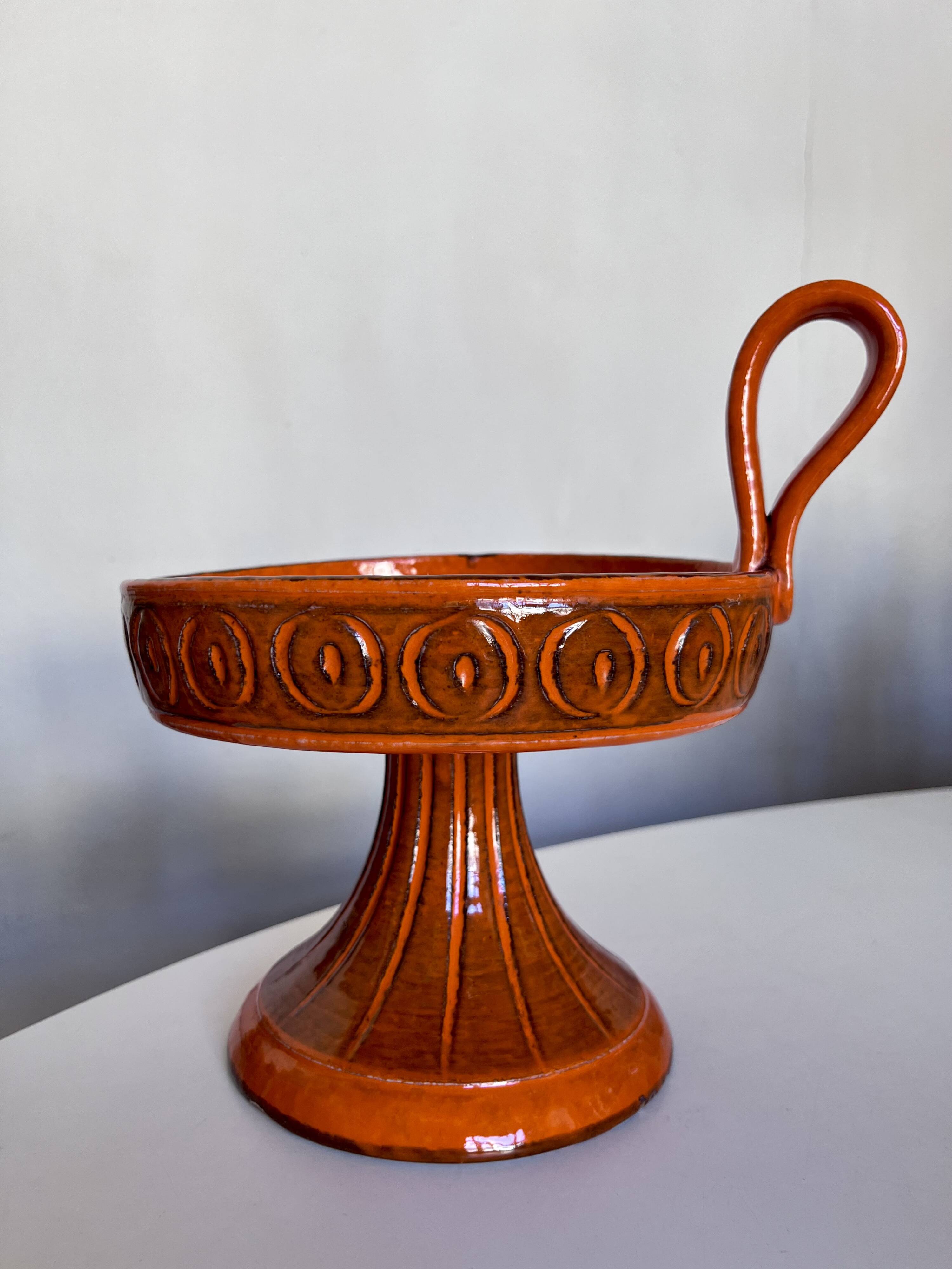 Ceramic, Aldo Londi centrepiece for Bitossi XXL, 1960