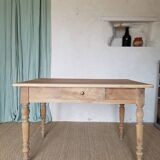 Farmhouse table turned legs