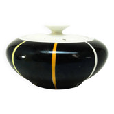 Sugar bowl, Art Deco, porcelain, Volksstedt, Germany, 1960s