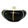 Sugar bowl, Art Deco, porcelain, Volksstedt, Germany, 1960s