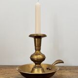 Brass hand candlestick