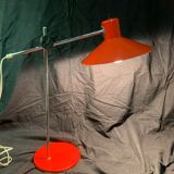 Desk lamp design 1970 pop orange
