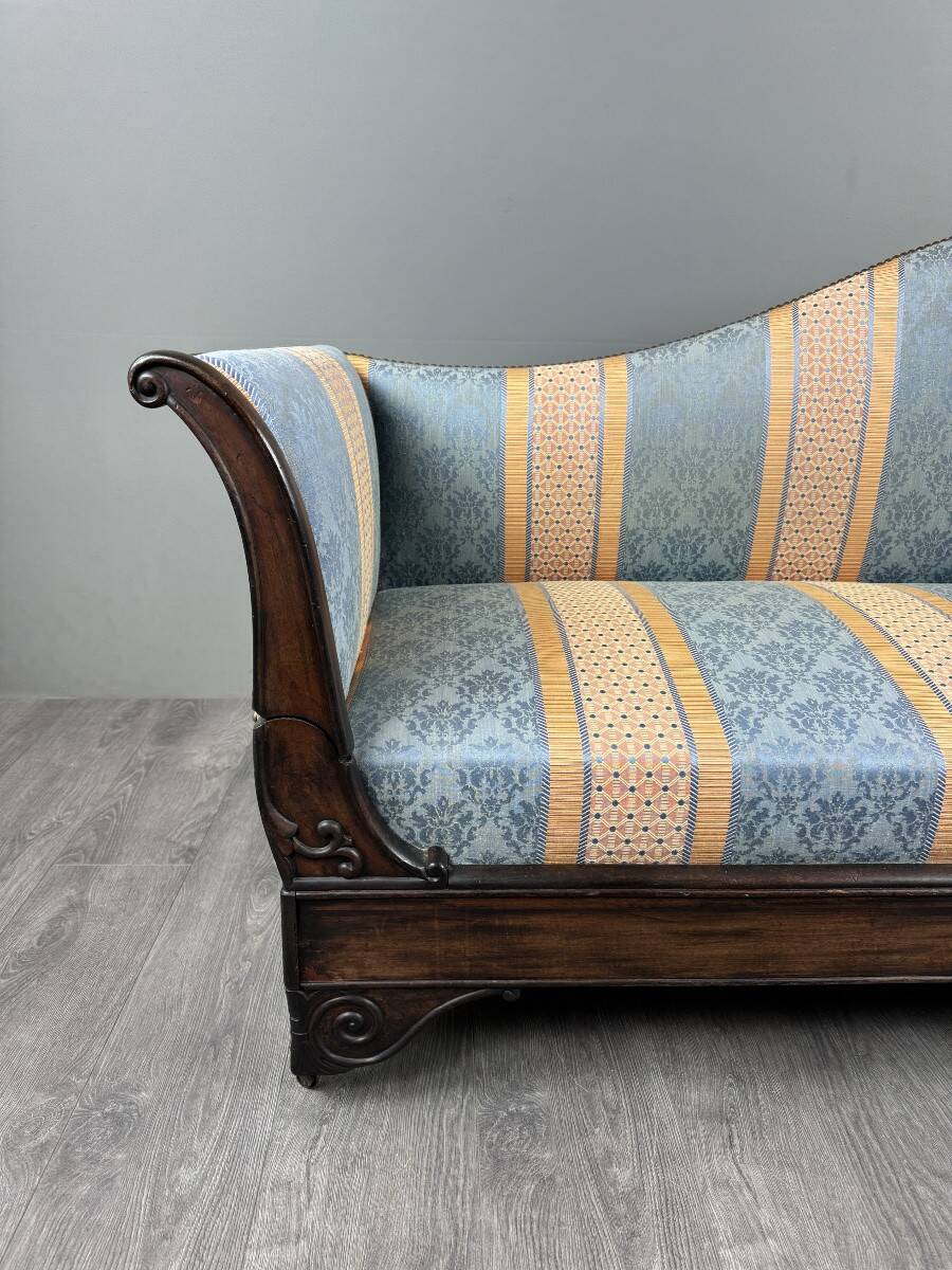 Restoration Period Chaise Longue, 19th Century