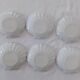 6 Raviers cups form shell Scallop porcelain oven Emile Henry culinary