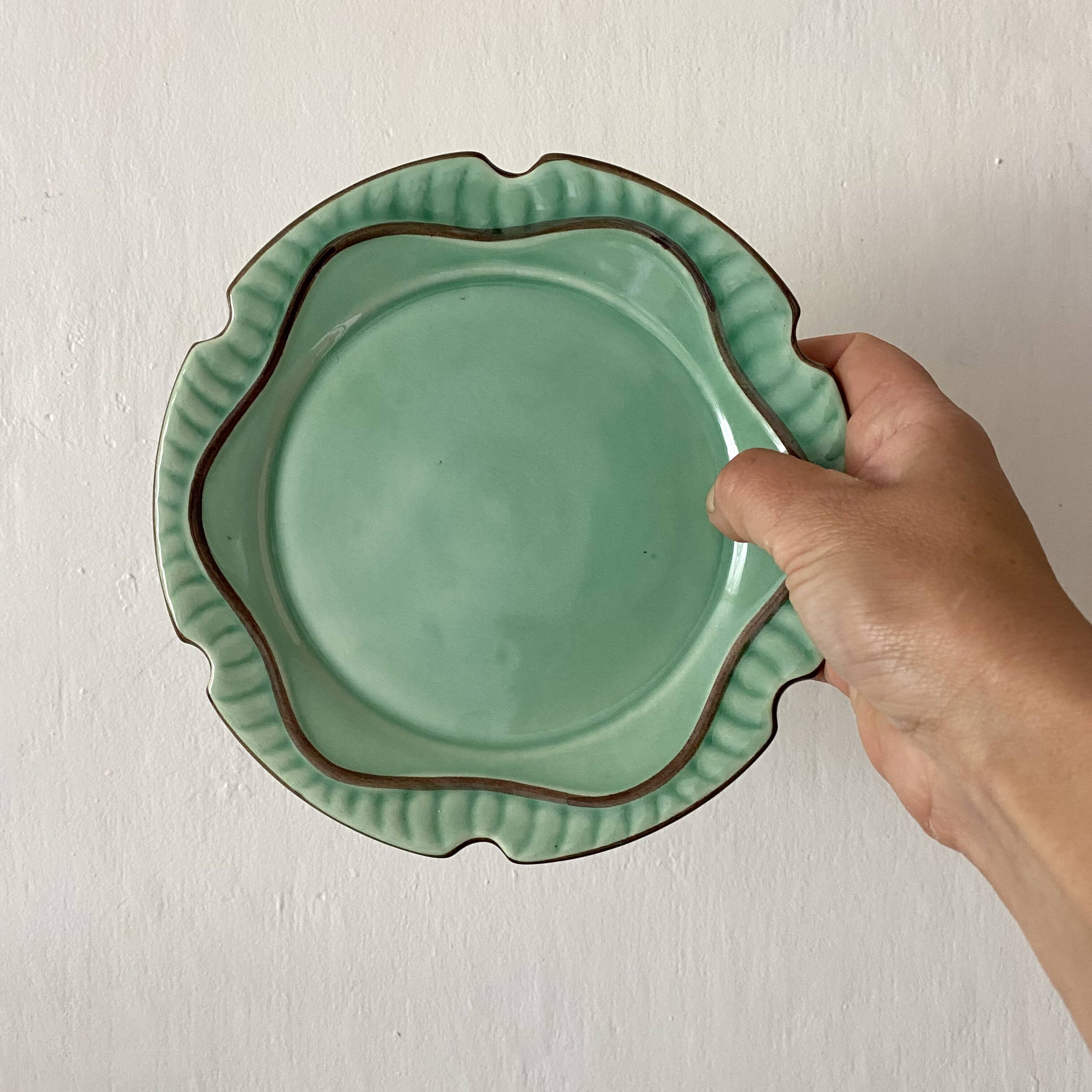 Vallauris dessert plates from the 50s and 60s