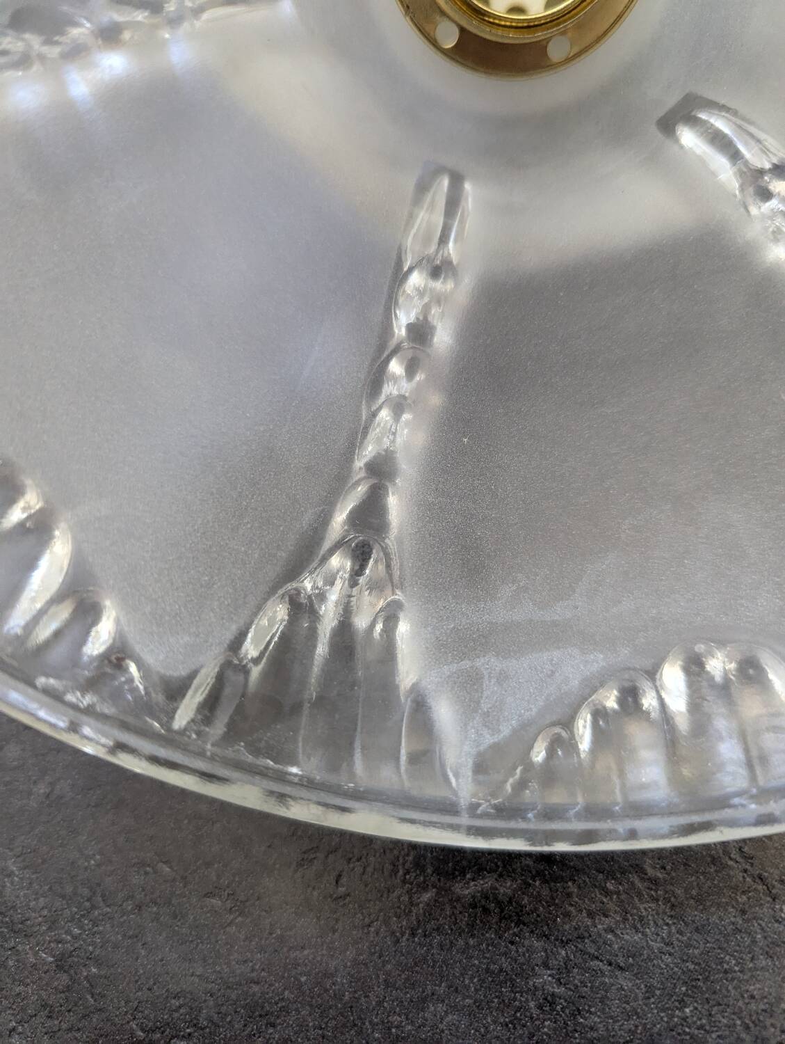 Esprit baladeuse art déco 1930 verre