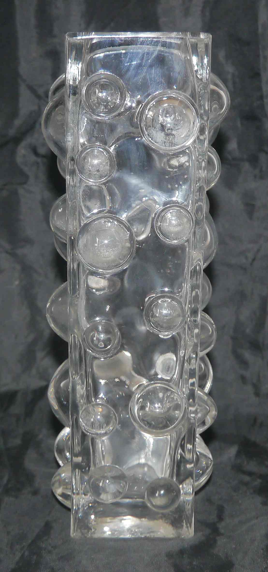 Bubble vase style "Bubble" glass 26 cm – 70's years