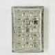 Rectangular embossed glass wall lamp from Limburg, Germany 1970