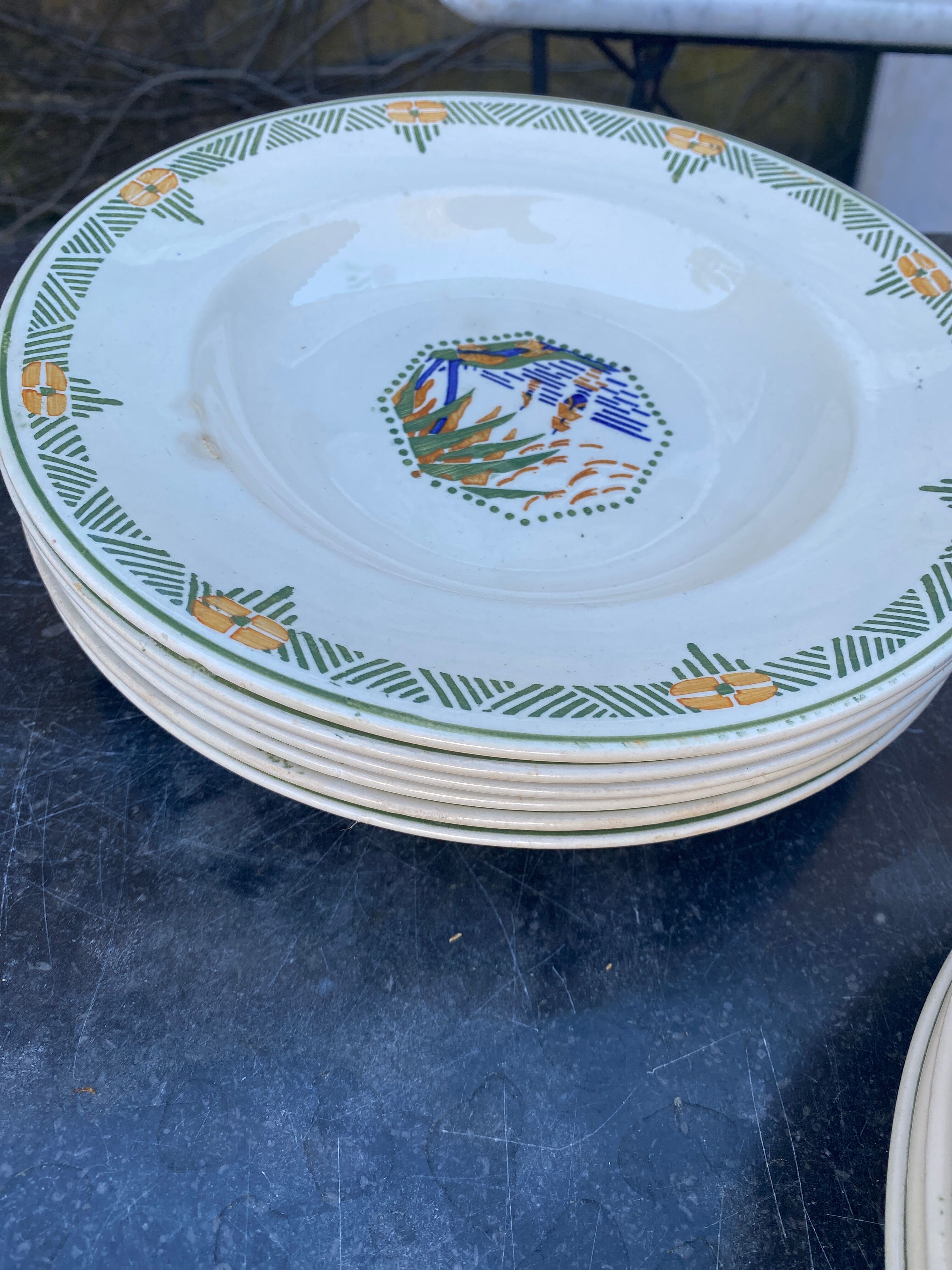 Tableware service Longwy Frejus