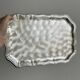 Shiny lightweight metal tray