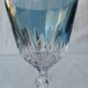 Colored crystal foot glasses