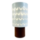 Teak And Perforated Metal Table Lamp By Hans-Agne Jakobsson For Asea, Sweden 1960S