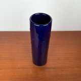 Cobalt blue ceramic vase from the Bangkok series by Melitta, mid-century, 1960s.
