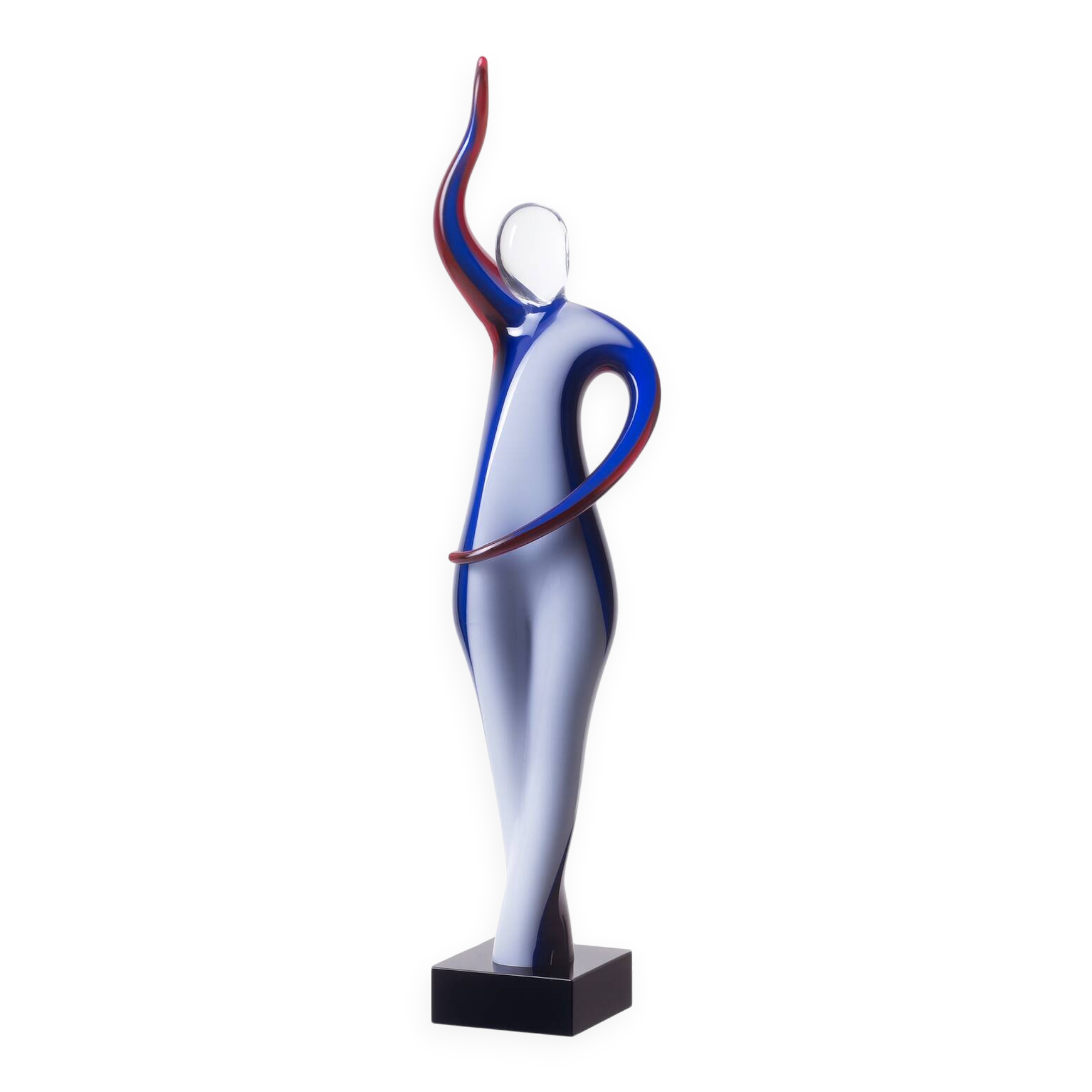 Modernist Glass Sculpture, 1970s–1990s, Czechoslovakia