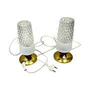 Pair of vintage Elektro-Rausendorf Bautzen bedside lamps, Germany, 1970s