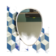 Vintage egg mirror 33x48cm