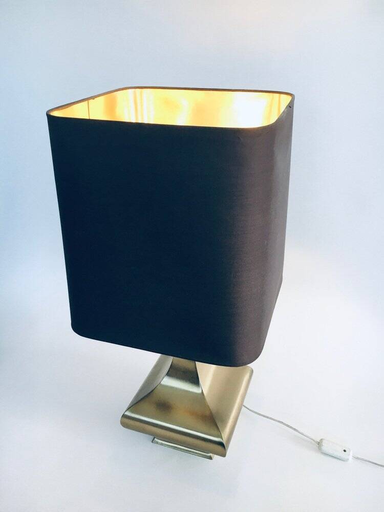 Hollywood Regency Style Brass Table Lamp, 1970s