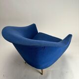 Set of Mid-Century Italian Armchairs attributed to ISA, 1950s