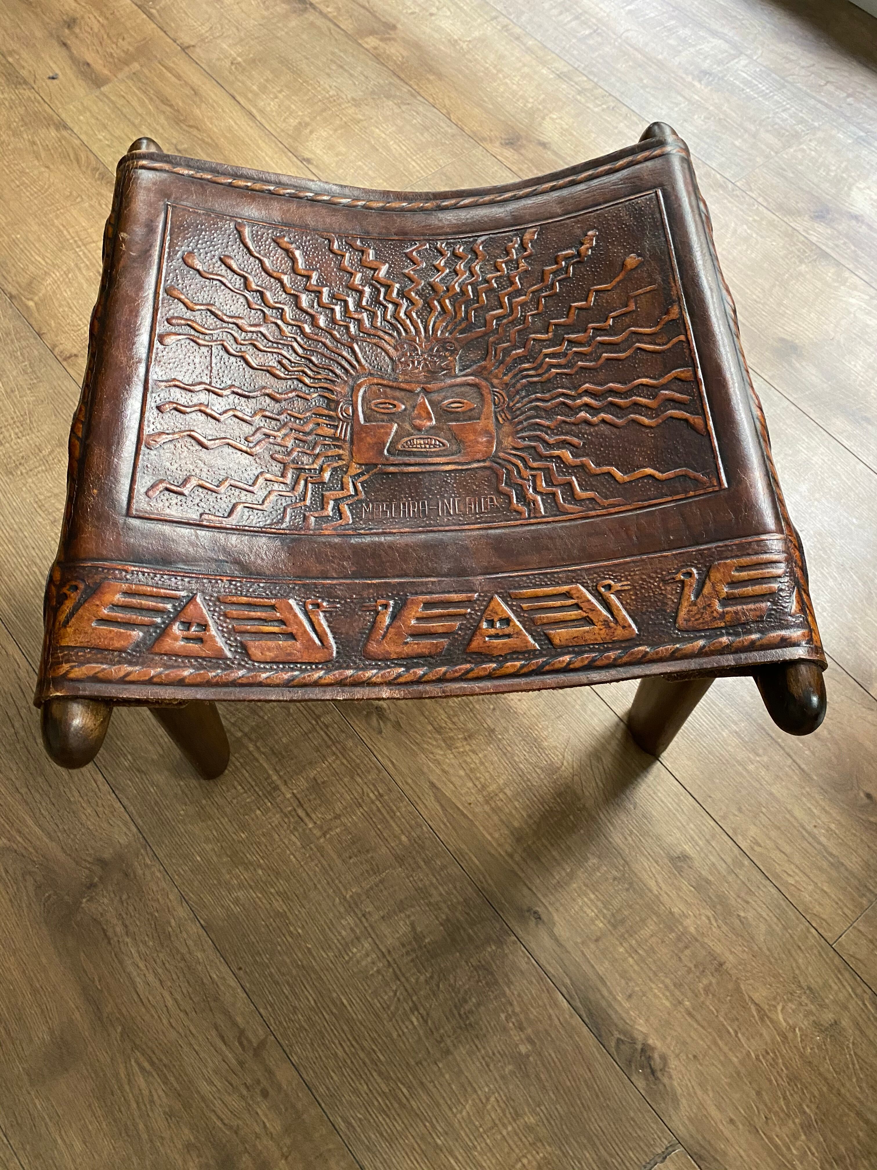 Angel Pazmino armchairs and poufs circa 1960