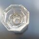 Glass candle holder