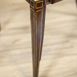 English Sheraton Style Armchairs and Chairs, Late 19th Century, Set of 4