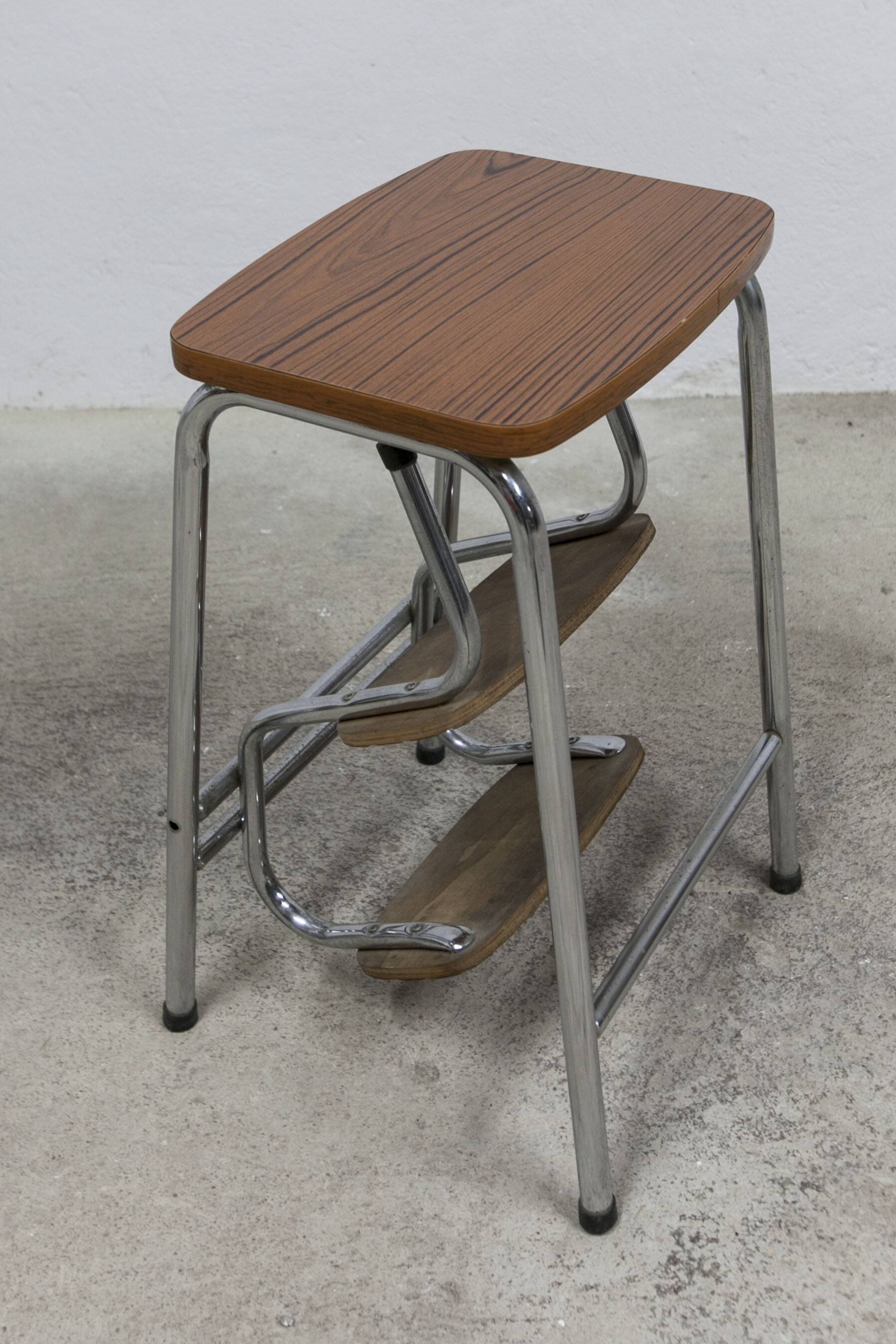 Formica 3-step step stool 1970