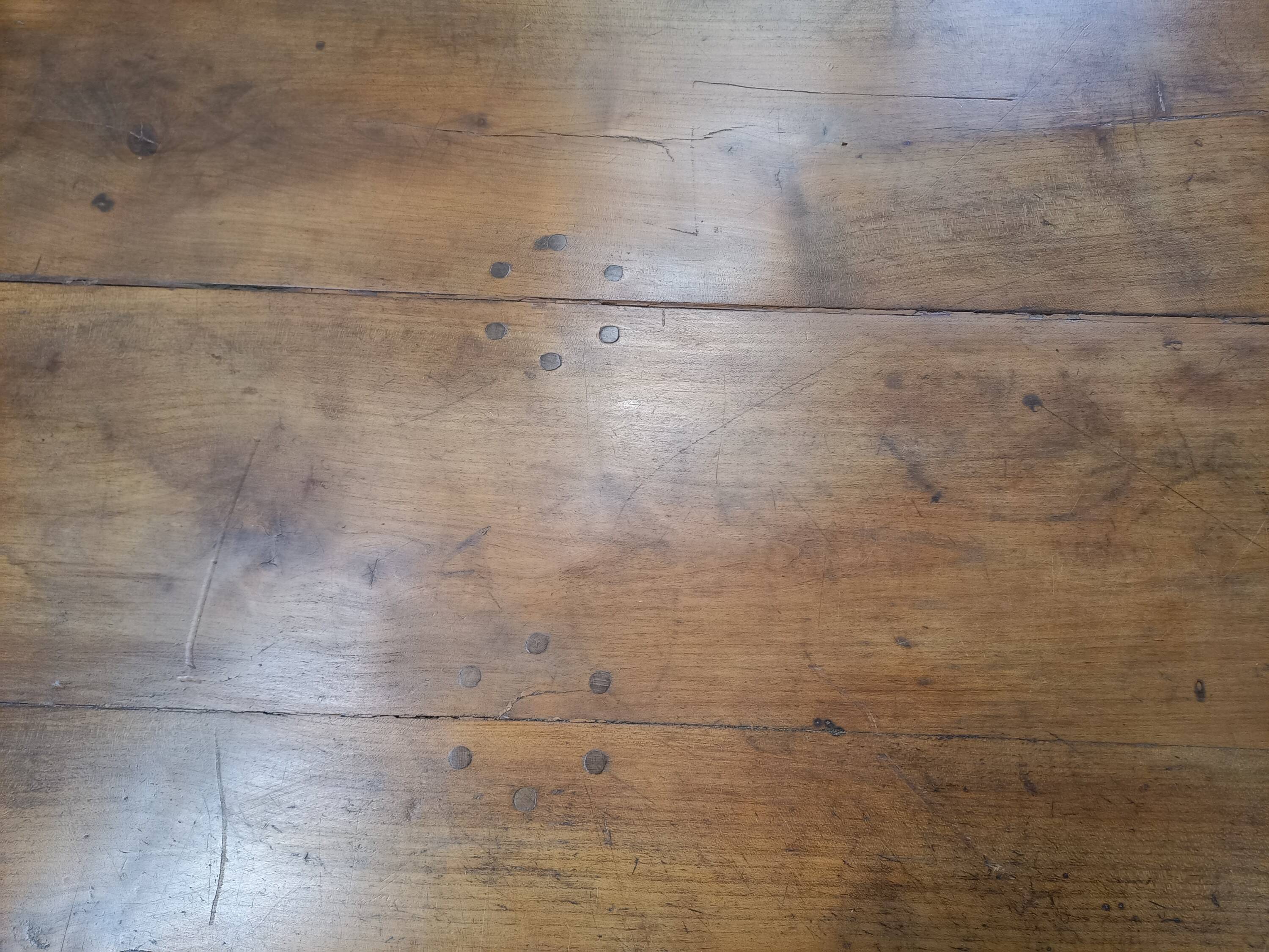 Walnut farm table 211 cm
