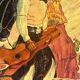 Lot de 2 tableaux vintage vie en Argentine