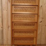 Rattan dresser